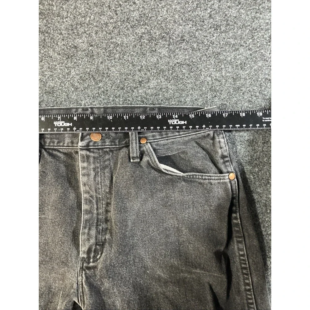Wrangler Cowboy Cut Original Fit Black Jeans Mens 34x30 13MWZWK Heavyweight
